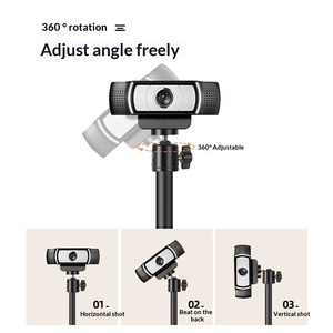 Soporte de Suelo Telescópico con Rotación de 360° y Gimbal de Aluminio Siying PB21 para Transmisión en Vivo y Salas de Reuniones - Product Image 3