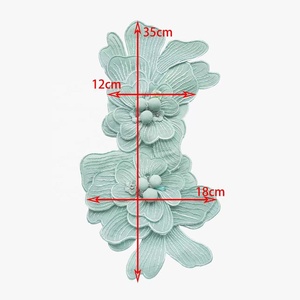 Dệt may quần áo sử dụng tùy chỉnh thiết kế thêu sequin đính các bản vá lỗi 3D hoa sequin Rose Flower <span class=keywords><strong>Patch</strong></span> - Product Image 4