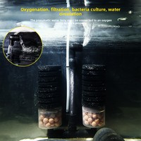 Filtro de Esponja de Doble Capa Antiescape Neumático de Succión para Acuarios de Agua Dulce y Salada, Ecológico