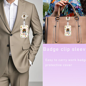 Cadeau transfrontalier pour la Journée des enseignants : Lanière pour carte d'identité d'enseignant, Stylo pour enseignant, Cadeau amusant avec boucle à tirette en forme de cœur - Product Image 3