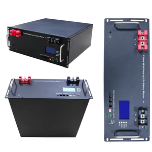 Batterie de stockage d'énergie domestique verticale modulaire au lithium fer phosphate 24V 280Ah, prend en charge le cycle profond, batterie solaire - Product Image 4