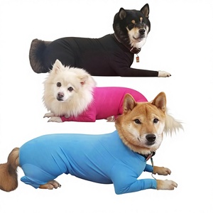 Ropa para Mascotas de Poliéster Elástico de Color Sólido, Todo Incluido, para Gatos y Perros, de Cuatro Patas, para Otoño e Invierno - Product Image 1
