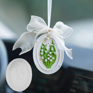 Stampo in <span class=keywords><strong>silicone</strong></span> a forma di fiore (tulipano, mughetto) per gesso, sapone, pietre aromatiche, ciondoli per auto, sacchetti profumati per armadi fai da te - Product Image 4