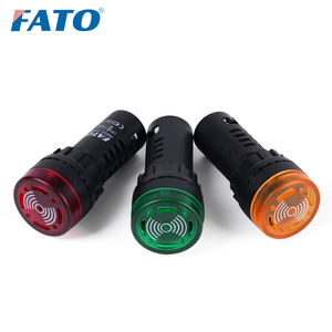 Fato <span class=keywords><strong>AD22</strong></span>-22SM buzzer đèn flash tín hiệu ánh sáng báo động chỉ số màu đỏ <span class=keywords><strong>LED</strong></span> 12V 24V 220V 380V AC DC nhựa bảng điều khiển điện - Product Image 3