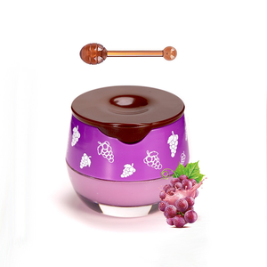 Bee Balm Honey Pot <strong>Lip</strong> Mask With Brush Moisturizing Hydrating Exfoliator for Dry and Cracked <strong>Lips</strong> ODM Beauty Makeup <strong>Lip</strong> Mask - Product Image 2