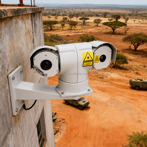 Telecamera PTZ ad Alte Prestazioni con Zoom 60x, Infrarossi e Laser, 4K 8MP, Portata 1km <span class=keywords><strong>per</strong></span> <span class=keywords><strong>Sorveglianza</strong></span> Notturna Esterna - Product Image 1