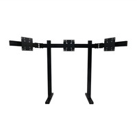 Support triple écran en profilé aluminium pour moniteurs LCD, support pour 3 écrans TV, support pour trois moniteurs pour simulateur de course Sim Rig