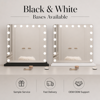 Miroir de maquillage Joystar Hollywood avec ampoules LED à intensité variable 6500K, miroir de vanité éclairé, miroir de maquillage de table pour chambre à coucher