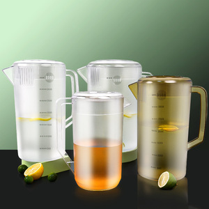 Carafe à eau froide 3500 ml avec couvercle et échelle graduée pour les salons de thé - Product Image 2