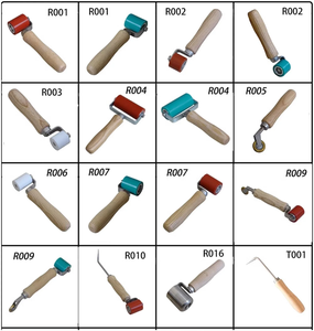 28-80mm <b>Silicone</b> Seam Brass Roller <b>Tool</b> PVC TPO EPDM Roofing Vinyl Banner Welding Roller - Product Image 2