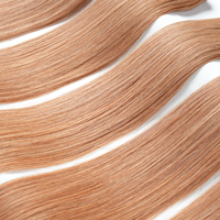 Extensions de cheveux vierges européennes brutes à double trame, invisibles, avec clips, type Genius Weft # 30 mèches de cheveux humains bruns lisses et soyeux