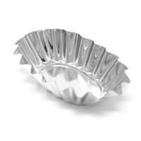 Fabriek Groothandel Mini Metalen Gecanneleerde Bakvormen Herbruikbare Tinnen Cakevormen