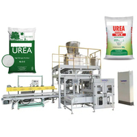 Línea de Máquinas Automáticas para Pesar, Llenar, Sellar, Embolsar, Empacar y Paletizar Tabletas de Sal Cristalina Sólida Cúbica de 25-50 kg