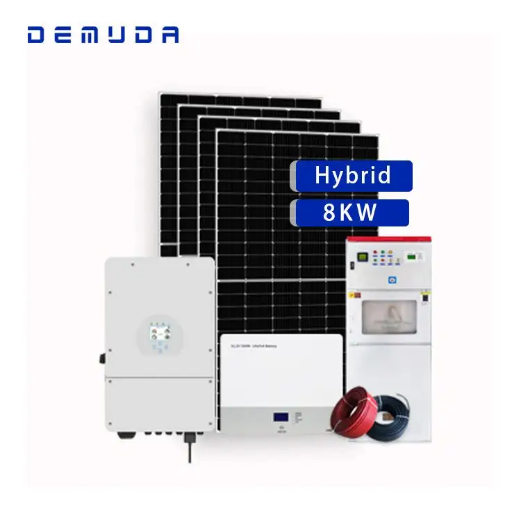 Sistema di energia solare ibrido che costruisce griglia eolica 30Kw 22Kw 10Kva 48V 10Kw Home 25Kw 5Mw Inverter Pv 30 Kw Kit pannello 15Kw per l'europa