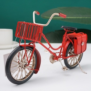 Vélo rétro Vintage en fer, artisanat métallique, modèle fait à la main, décoration de Table, vélo métallique, jouets pour enfants, <span class=keywords><strong>cadeau</strong></span> d'anniversaire, offre spéciale - Product Image 4