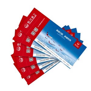 Boleto de embarque personalizado de 82*203mm, precio de fábrica, impresión offset, papel térmico de alta calidad, billete de avión - Product Image 3