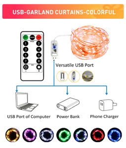 3*3m RGB Twinkle trang trí đầy màu sắc cổ tích chuỗi đèn Luces navidad Vòng hoa giáng sinh LED Garland Rèm đèn LED - Product Image 3