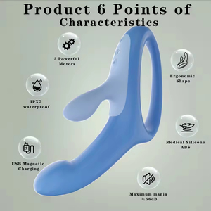 Vibrateur portatif pour femmes, stimulation du point G, stimulation clitoridienne, massage, vibrations fortes pour la masturbation - Product Image 4