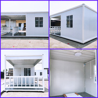 Cabine de sécurité mobile extérieure en panneaux sandwich d'acier haute résistance, assemblage rapide, prête à l'emploi pour bureau/événement commercial