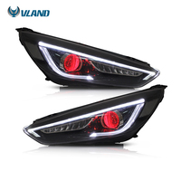 Vland-luz de cabeza secuencial para coche Ford Focus, lámpara frontal de señal de giro, venta al por mayor, de fábrica, 2015-2018