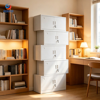 Armoire de classement et de rangement en métal - Armoire de rangement en acier idéale pour la maison, le bureau, le garage, le salon