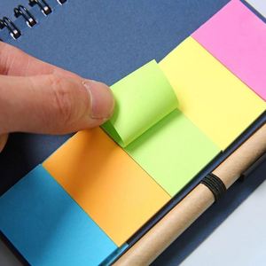 Custom Spiral Kraft <b>Notebook</b> with Sticky Notes Combo Lined Pages, Logo Printing for Business Promotions and Trade Show Giveaways - Product Image 3