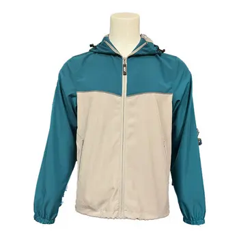 Mens custom design summer autumn lightweight hiking bike rain resistant water proof windbreaker skin jacket nylon windbreaker