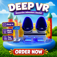 Machine de jeu de réalité virtuelle populaire et excitante : Pod VR, Cinéma et Chaise VR Egg