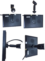 Monitor de 7 Pulgadas para Camión, Cámara de Reversa Universal para Autobús, Equipo Pesado, Cámara AHD con Grabación, Visión Nocturna IPS KIA