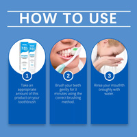 OEM ODM Dentifrice blanchissant à 7,5 % d'hydroxyapatite nano, élimination efficace des taches, haleine fraîche, réparation des dents, pâte dentifrice