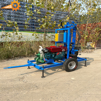 Foreuse hydraulique diesel pour puits d'eau, foreuse minière, moteur diesel, foreuse hydraulique portable pour puits d'eau