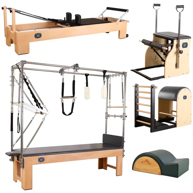 reformer pilates bed 5 Sets Manufacturers Body Balanced reformer pilates machine Price Cheap pilates reformer mats