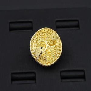 JXX Vente Chaude Bijoux en Laiton Style Dubaï Plaqué Or 24 carats Bagues de Haute Qualité Bijoux Femme Tendance Vente en Gros Mixte - Product Image 5