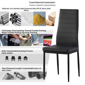 <b>Dining</b> <b>Chair</b> Light Luxury <b>Dining</b> <b>Chair</b> Advanced Conference <b>Chair</b> Modern Simple Bow Armchair - Product Image 3