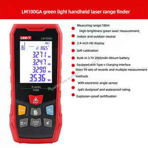 Medidor de Distancia Láser de Mano UNI-T LM100GA Ugreen Light - Instrumento de Medición de Habitaciones de Alta Precisión con Báscula Electrónica - Product Image 6