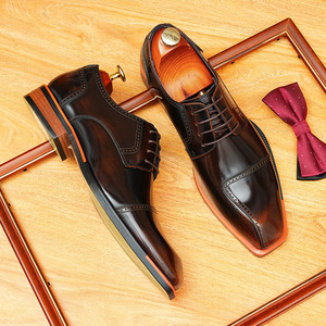 Zapatos de Vestir Negros Clásicos de Alta Calidad, Impermeables, para Otoño, Uso Casual al Aire Libre, Zapatos de Cuero con Cordones para Bodas y Fiestas - Product Image 5