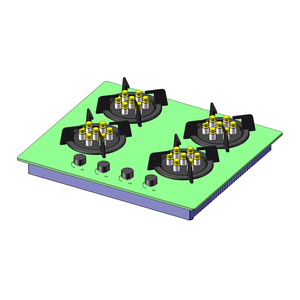 Nuevo diseño, electrodoméstico <span class=keywords><strong>de</strong></span> cocina para el hogar, mesa <span class=keywords><strong>de</strong></span> vidrio blanco, encimera <span class=keywords><strong>de</strong></span> Gas, <span class=keywords><strong>horno</strong></span> <span class=keywords><strong>de</strong></span> cocina <span class=keywords><strong>de</strong></span> 5 quemadores - Product Image 6