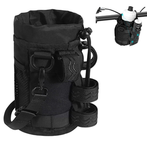 Portador de botellas de hombro reutilizable de viaje personalizado MTB ciclismo manillar de bicicleta bolsa de refrigeración aislado portavasos de café para bicicleta - Product Image 1