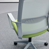Chaise de bureau ergonomique en maille avec siège en mousse haute densité et dossier respirant pour le bureau à domicile et usage professionnel