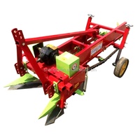 Mini-récolteuse d'arachides à fixer sur tracteur avec roulement, haute productivité, 25-35 CV, largeur de travail 800 mm, 2 rangs