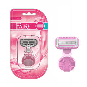 Maquinillas De Afeitar 오픈 백 4 블레이드 고품질 민감한 면도기 면도 얼굴 면도 면도기 여성용 - Product Image 1