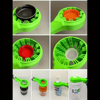 Ouvre-bouteille multifonction 5 en 1, portable, réutilisable, léger, en plastique durable, outil de cuisine domestique, conception ergonomique