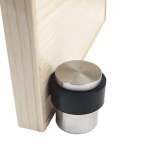 Door Stopper Stainless Steel Cylindrical Floor Door Stop