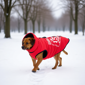 Harnais Cape Saint-Malo M 45 cm Rouge pour Chien avec Ouverture au Cou - Product Image 3