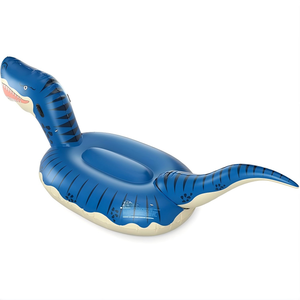 Flotador Inflable Gigante de Dinosaurio Azul de PVC, Juguete Acuático para Adultos - Product Image 5