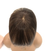 AU Livraison Rapide : Complément capillaire 100% cheveux naturels, frange de remplacement en tissage de soie, pour femmes, pour couvrir les zones clairsemées