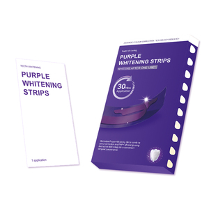 Bandes blanchissantes sèches saveur menthe violette TikTok, 7/14 paires, pour émail non sensible, sans peroxyde – Vente chaude - Product Image 2