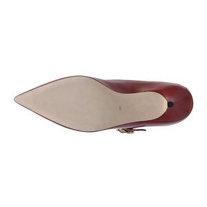 <span class=keywords><strong>Sandali</strong></span> Mary Jane con <span class=keywords><strong>tacco</strong></span> <span class=keywords><strong>medio</strong></span> per <span class=keywords><strong>donna</strong></span> <span class=keywords><strong>sandali</strong></span> con punta chiusa in pelle rosso scuro da <span class=keywords><strong>donna</strong></span> - Product Image 5