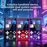 Nouvelle console de jeu portable rétro X36ultra 64 Go avec système Android, prend en charge la connexion WIFI pour console de jeu
