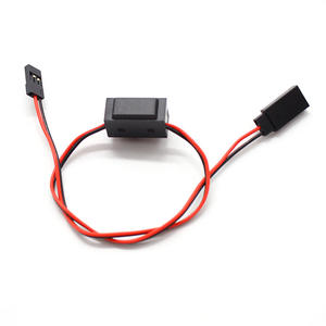 Kabel Ekstensi Servo dengan Konektor JST 2 Pin RCY untuk Baterai On/Off dan Konektor JR Futaba untuk Saklar Daya RC - Product Image 6